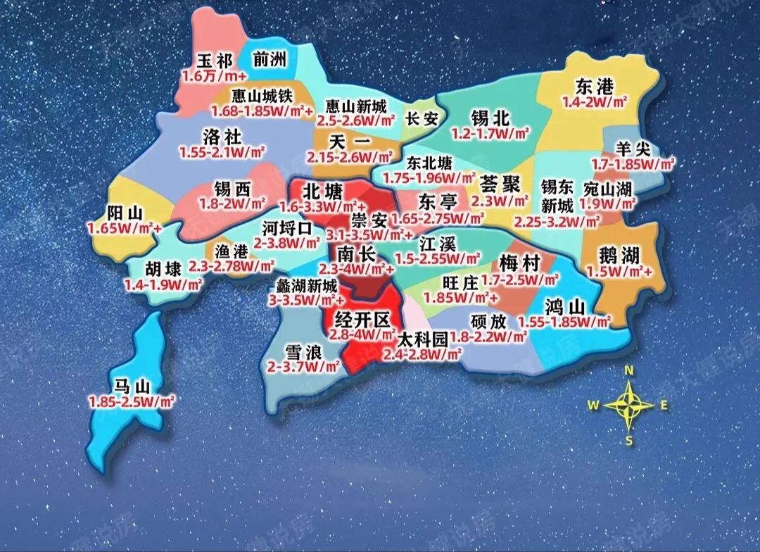 6月西安10行政区房价及涨跌情况 西安最新房价上涨到20197元/㎡_西安房价_聚汇数据