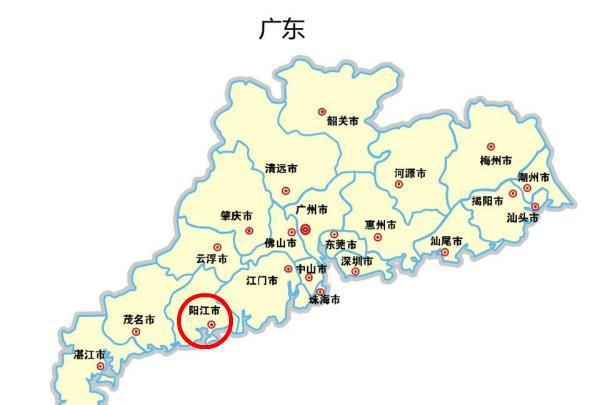 阳江市属于广东省哪个市?人口多少,几线城市?面积多少平方公里